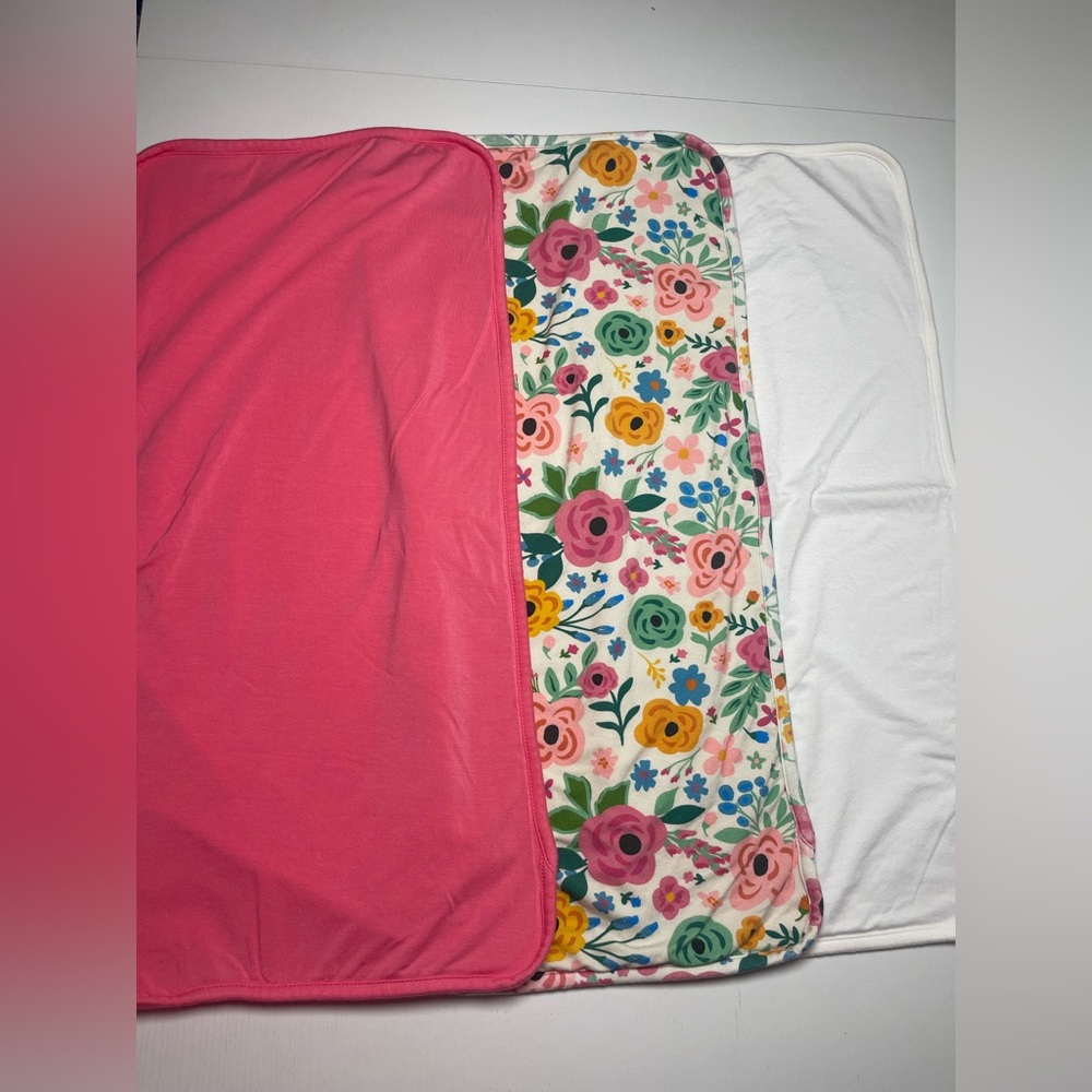 Caden Lane Pretty Poppies Burp Cloth Bundle